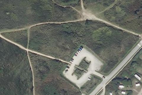 Vue aérienne du Camping les Blancs Sablons à Le Conquet