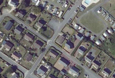 Vue aérienne du Camping les Bosquets à Barneville-Carteret