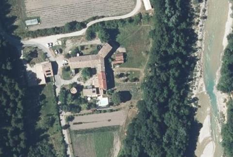 Vue aérienne du Camping les Cabanes de Valdie à Die