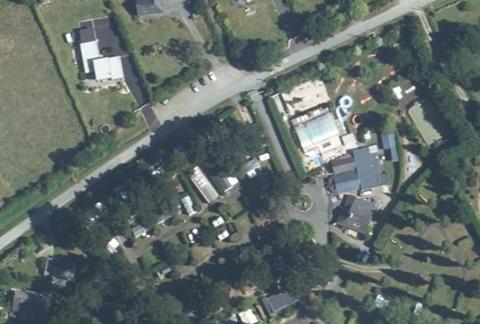 Vue aérienne du Camping les Capucines à Trédrez-Locquémeau