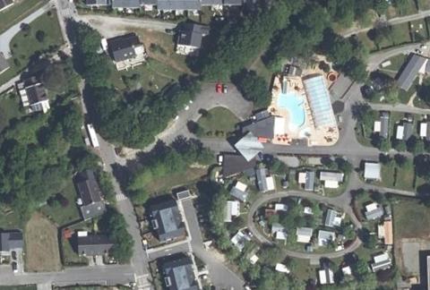 Vue aérienne du Camping les Chalands Fleuris à Saint-André-des-Eaux