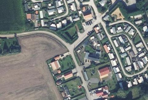 Vue aérienne du Camping les Charmilles à Houlle