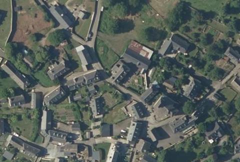 Vue aérienne du Camping les Châtaigniers à Arcizans-Avant