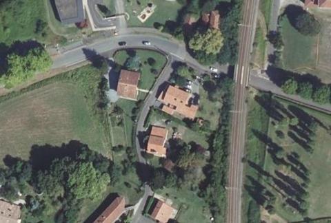 Vue aérienne du Camping les Chênes à Dax