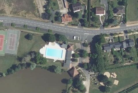 Vue aérienne du Camping les Chênes à Valençay