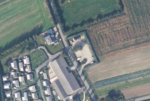 Vue aérienne du Camping les Clos Fleuris à Cancale