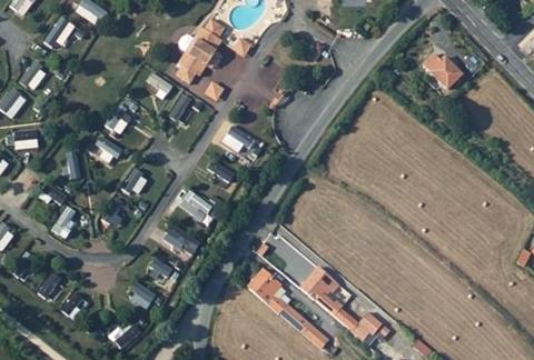 Vue aérienne du Camping les Cyprès à Saint-Gilles-Croix-de-Vie