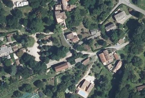 Vue aérienne du Camping les Drouilhèdes à Peyremale