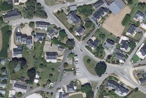 Vue aérienne du Camping les Druides à Carnac