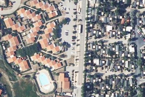 Vue aérienne du Camping les Dunes à Torreilles