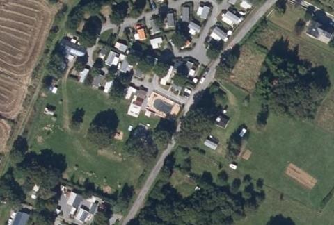 Vue aérienne du Camping les Embruns à Camoël