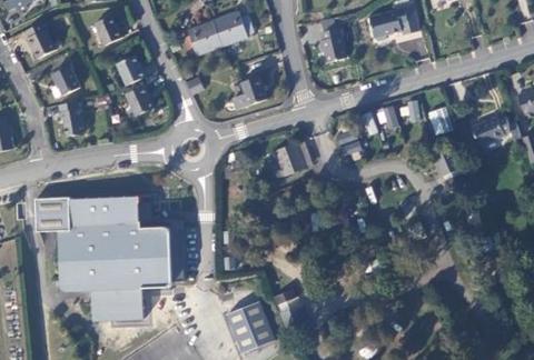Vue aérienne du Camping les Étangs à La Richardais
