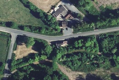 Vue aérienne du Camping les Evoïches à Marchiennes