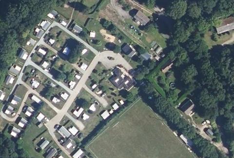 Vue aérienne du Camping les Garennes de la Mer à Le Bourg-Dun
