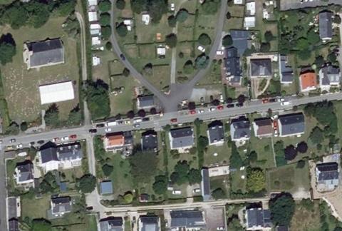 Vue aérienne du Camping les Grands Sables à Clohars-Carnoët