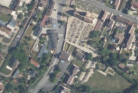Vue aérienne du Camping les Hautes Coutures à Bénouville