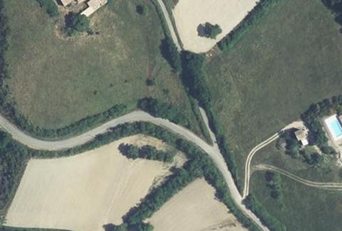 Vue aérienne du Camping les Hauts de Rosans à Rosans