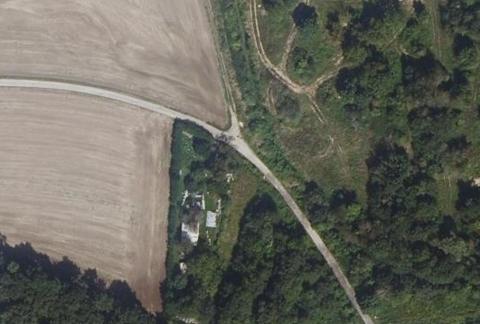 Vue aérienne du Camping les Hespérides à Étréchy