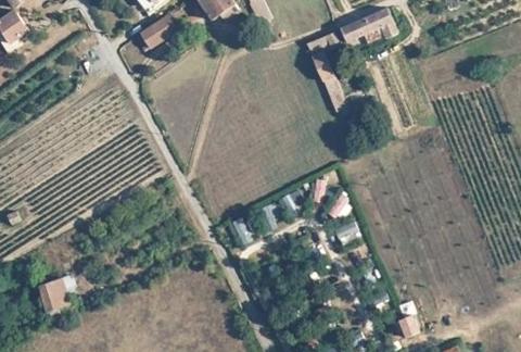 Vue aérienne du Camping les Hortensias à Rosières
