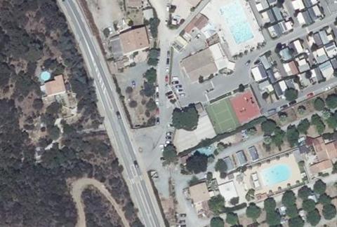 Vue aérienne du Camping les Jardins de Villepey à Saint-Aygulf