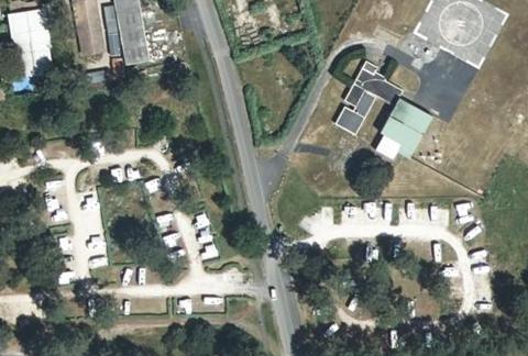 Vue aérienne du Camping les Jardins du Littoral à Lacanau