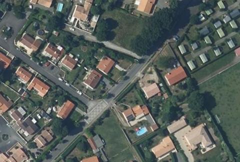 Vue aérienne du Camping les Logeries à Vairé