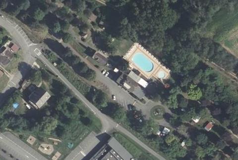 Vue aérienne du Camping les Lupins à Seppois-le-Bas
