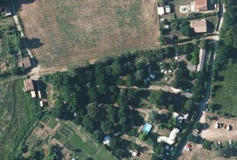 Vue aérienne du Camping les Muriers à Saint-Bauzille-de-Putois