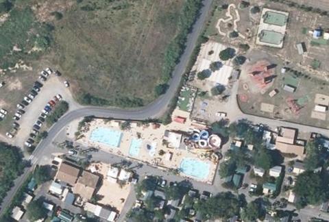 Vue aérienne du Camping les Ondines à Vias