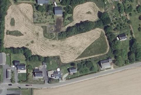 Vue aérienne du Camping les Peupliers à Pouldreuzic