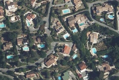 Vue aérienne du Camping les Pinèdes à La Colle-sur-Loup