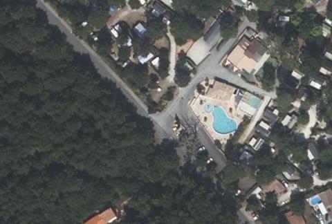 Vue aérienne du Camping les Pins de Sel à Saint-Augustin