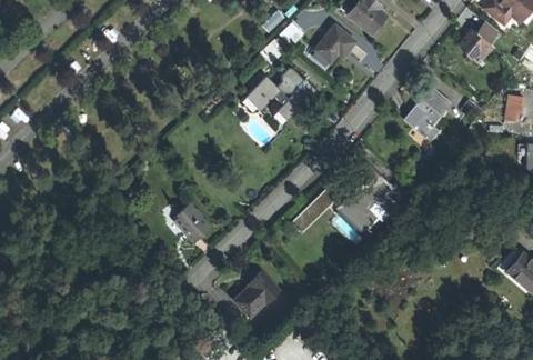 Vue aérienne du Camping les Pins à Haguenau