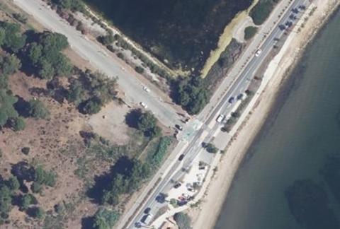 Vue aérienne du Camping les Pins Maritimes à Hyères