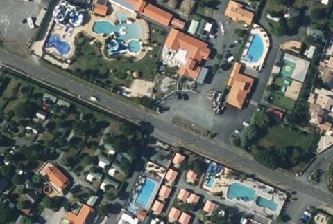 Vue aérienne du Camping les Places Dorées à Saint-Jean-de-Monts