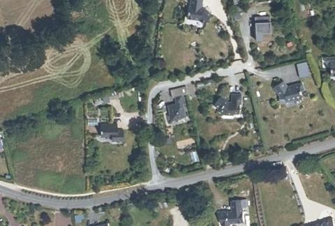 Vue aérienne du Camping les Plages de Beg Leguer à Lannion