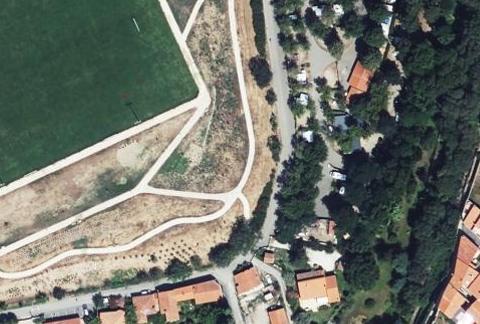Vue aérienne du Camping les Portes du Canigou à Prades