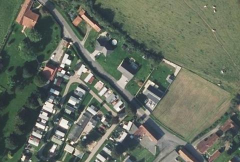 Vue aérienne du Camping les Près de la Ternoise à Anvin