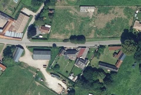 Vue aérienne du Camping les Pres Marcotte à Occoches