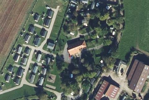 Vue aérienne du Camping les Primevères à Leubringhen