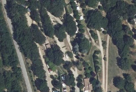 Vue aérienne du Camping les Restanques à Bauduen