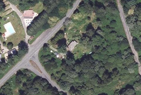 Vue aérienne du Camping les Roussilles à Saint-Sylvestre