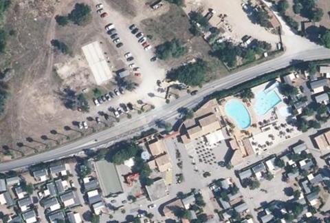 Vue aérienne du Camping les Salins de la Gardiole à Vic-la-Gardiole