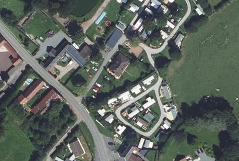 Vue aérienne du Camping les Sources à Liencourt