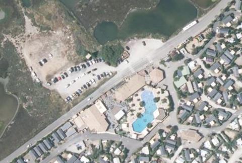 Vue aérienne du Camping les Tamaris à Frontignan