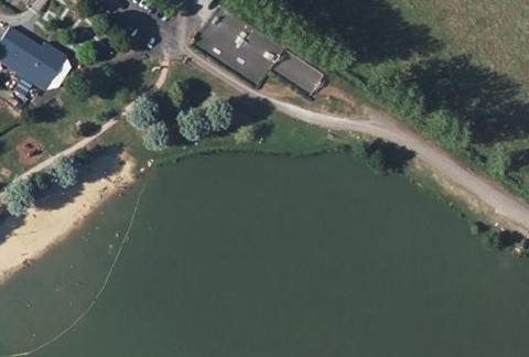 Vue aérienne du Camping les Tipis du Bonheur de Vivre à Brulon