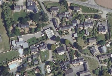 Vue aérienne du Camping les Vergers de Squividan à Treffiagat
