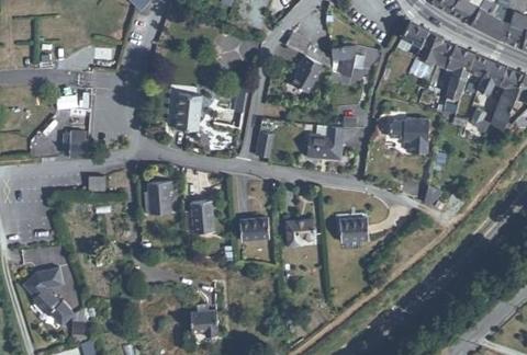 Vue aérienne du Camping les Vergers à Plancoët