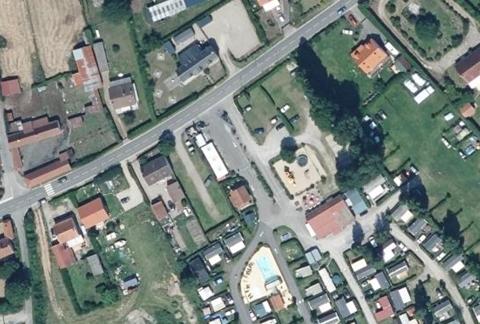 Vue aérienne du Camping les Vertes Feuilles à Quend