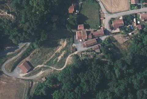 Vue aérienne du Camping Lestap à Albine
